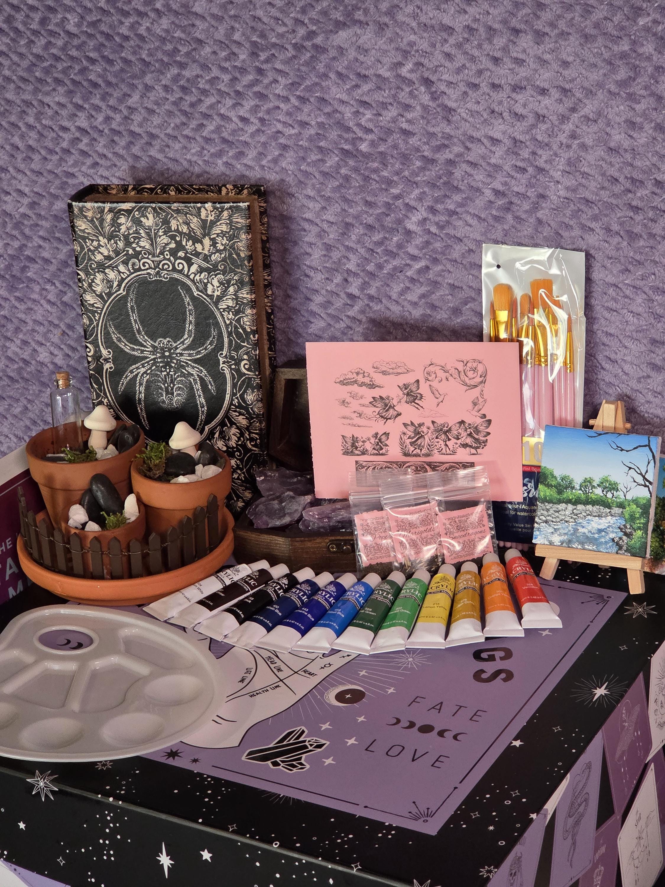 Ultimate Painting and Planting Kit for Fairy Wildflower Garden