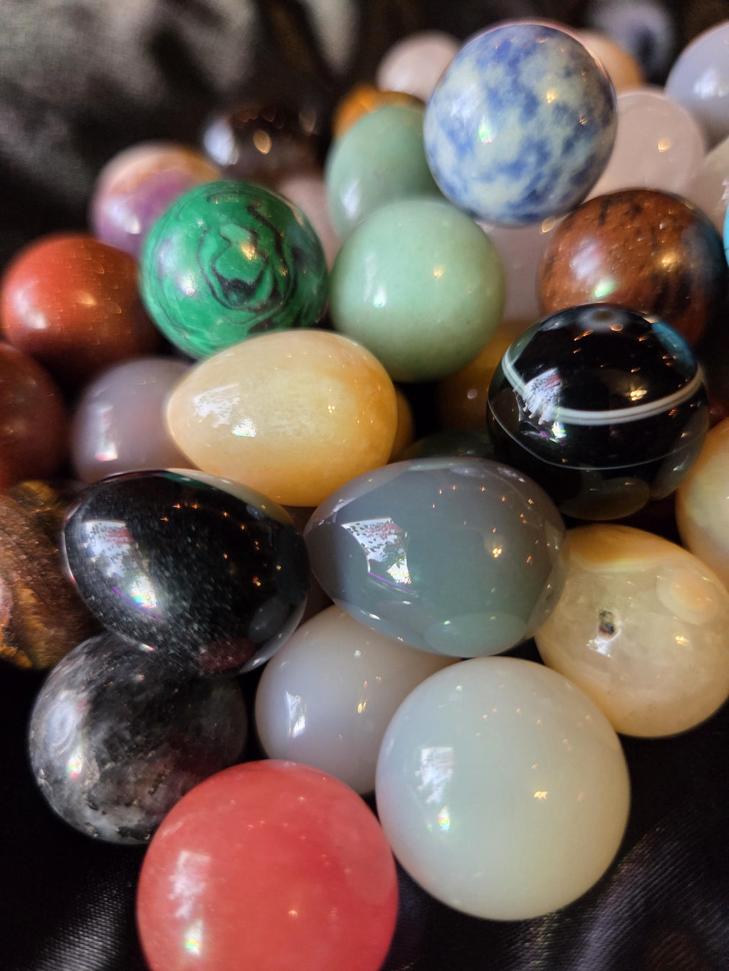 Mini Crystal Spheres and Eggs Mystery Bag