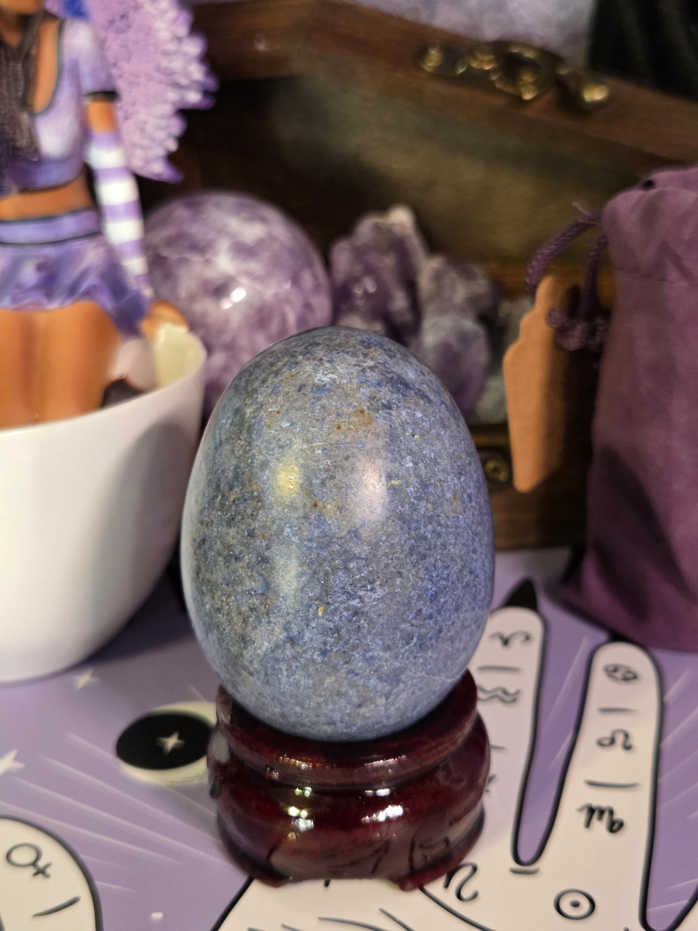 Dumortierite Crystal Egg