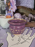Purple 2 inch Ceramic Plant Pot