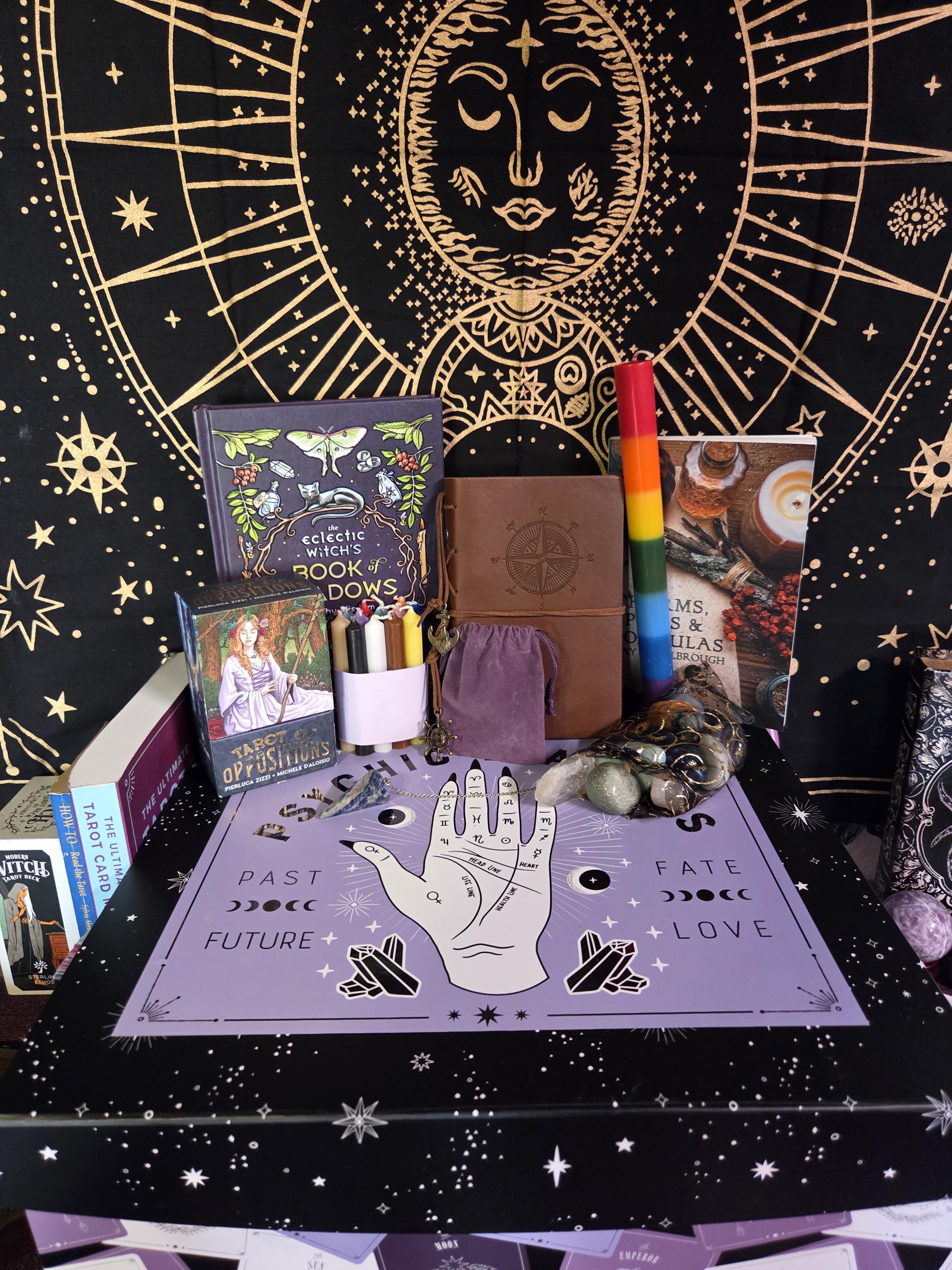 Celestial Sun and Moon Tapestry Altar Cloth