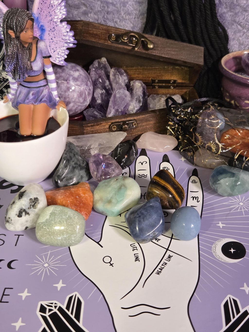 Set of 13 Large Crystals