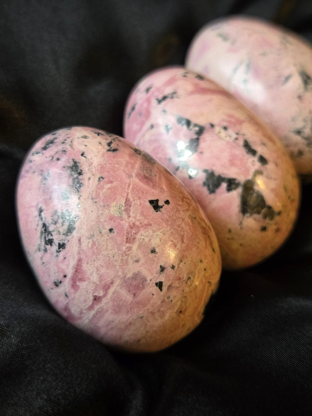 Large Rhodonite Crystal Egg