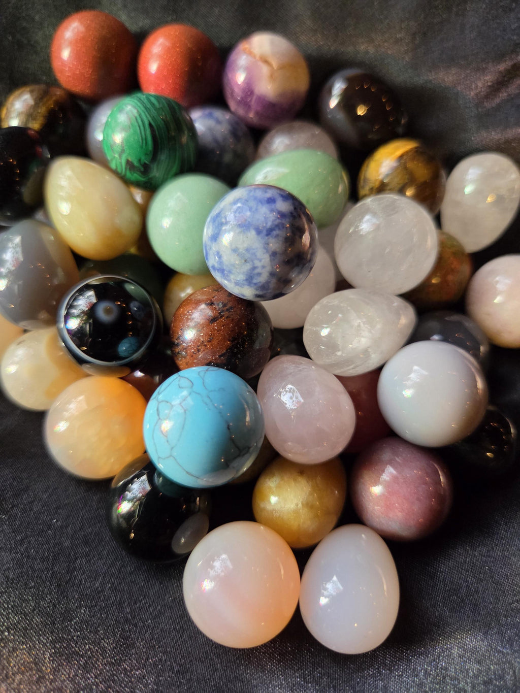 Mini Crystal Spheres and Eggs Mystery Bag
