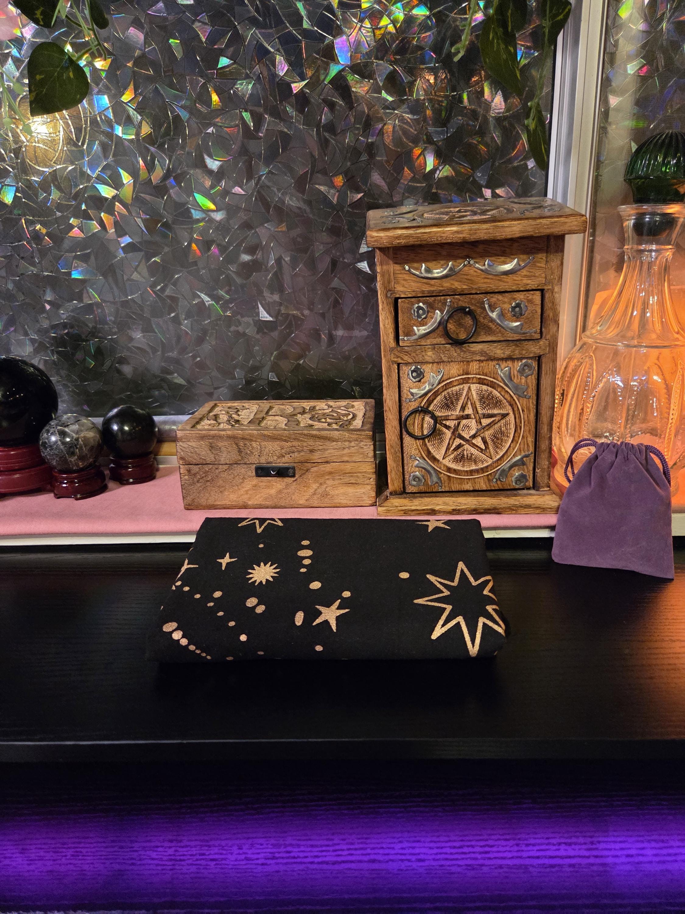 Celestial Sun and Moon Tapestry Altar Cloth