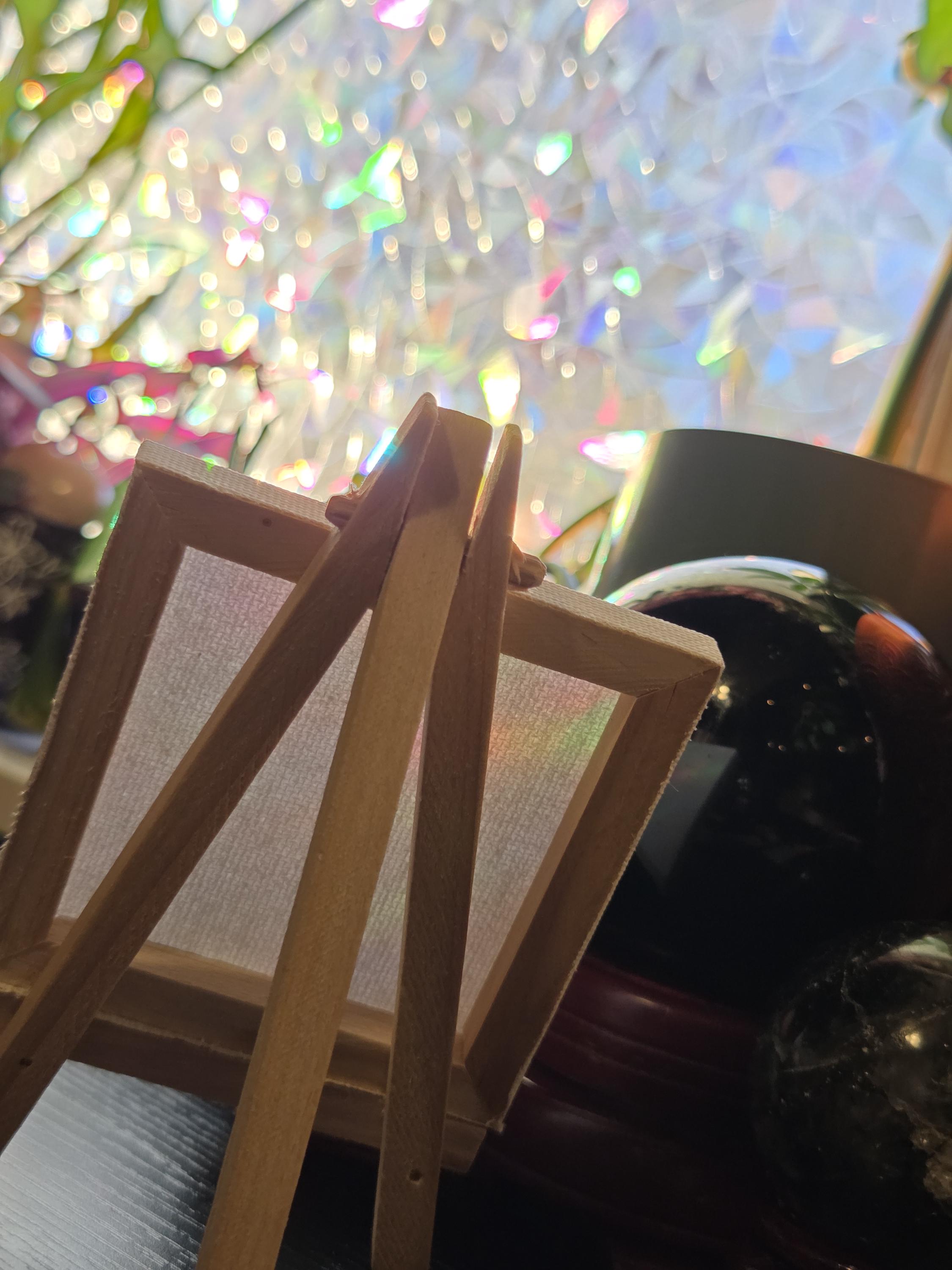 Mini Canvas and Easel Stand 3 inch for painting and art