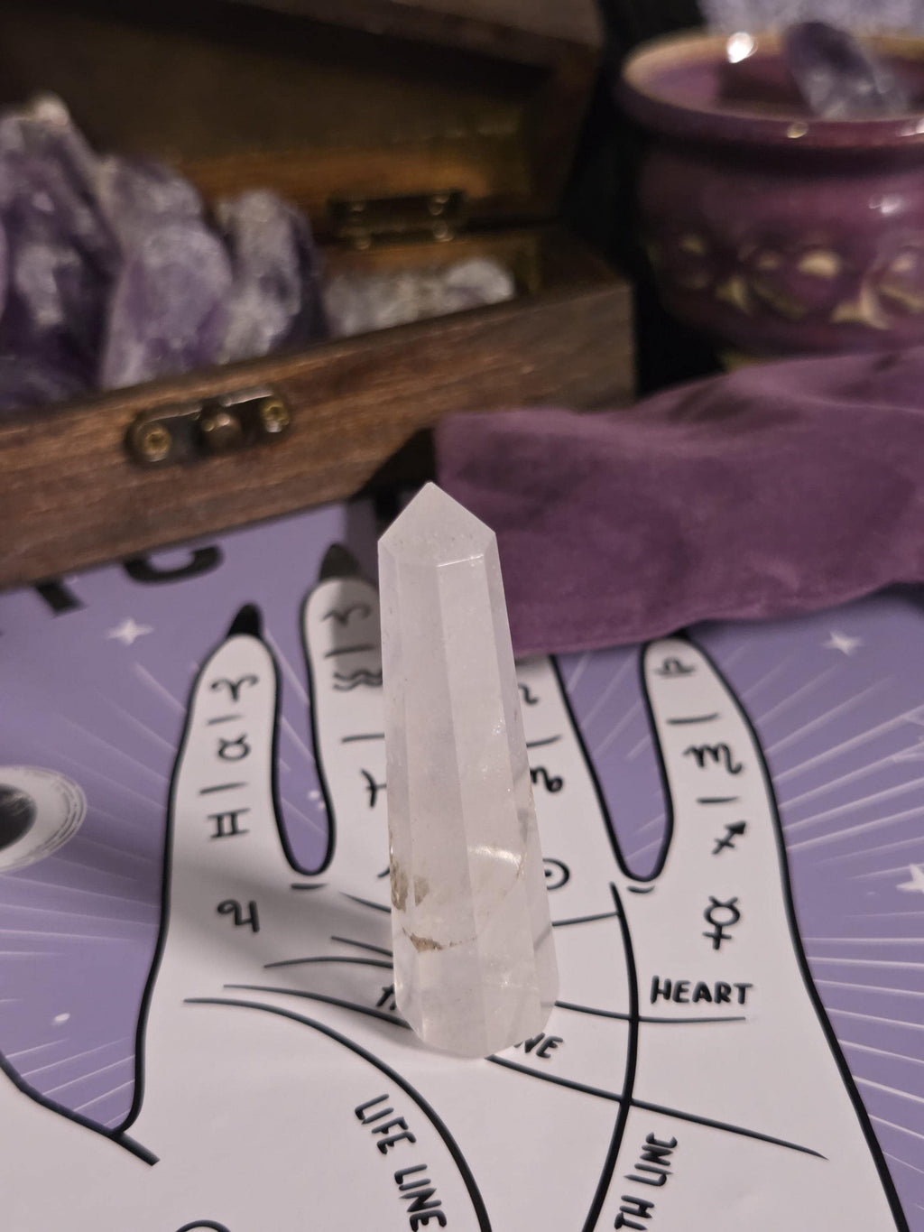 Clear Quartz Crystal Tower