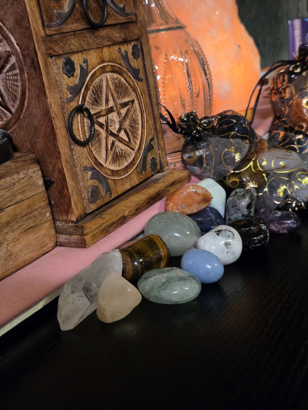 Set of 13 Large Crystals
