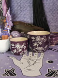 Set of Two Upcycled Purple Planter Pots