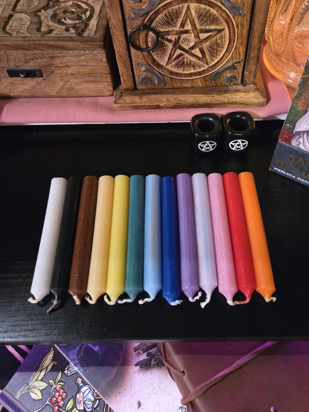 13 Set of Chime Candles with Holders