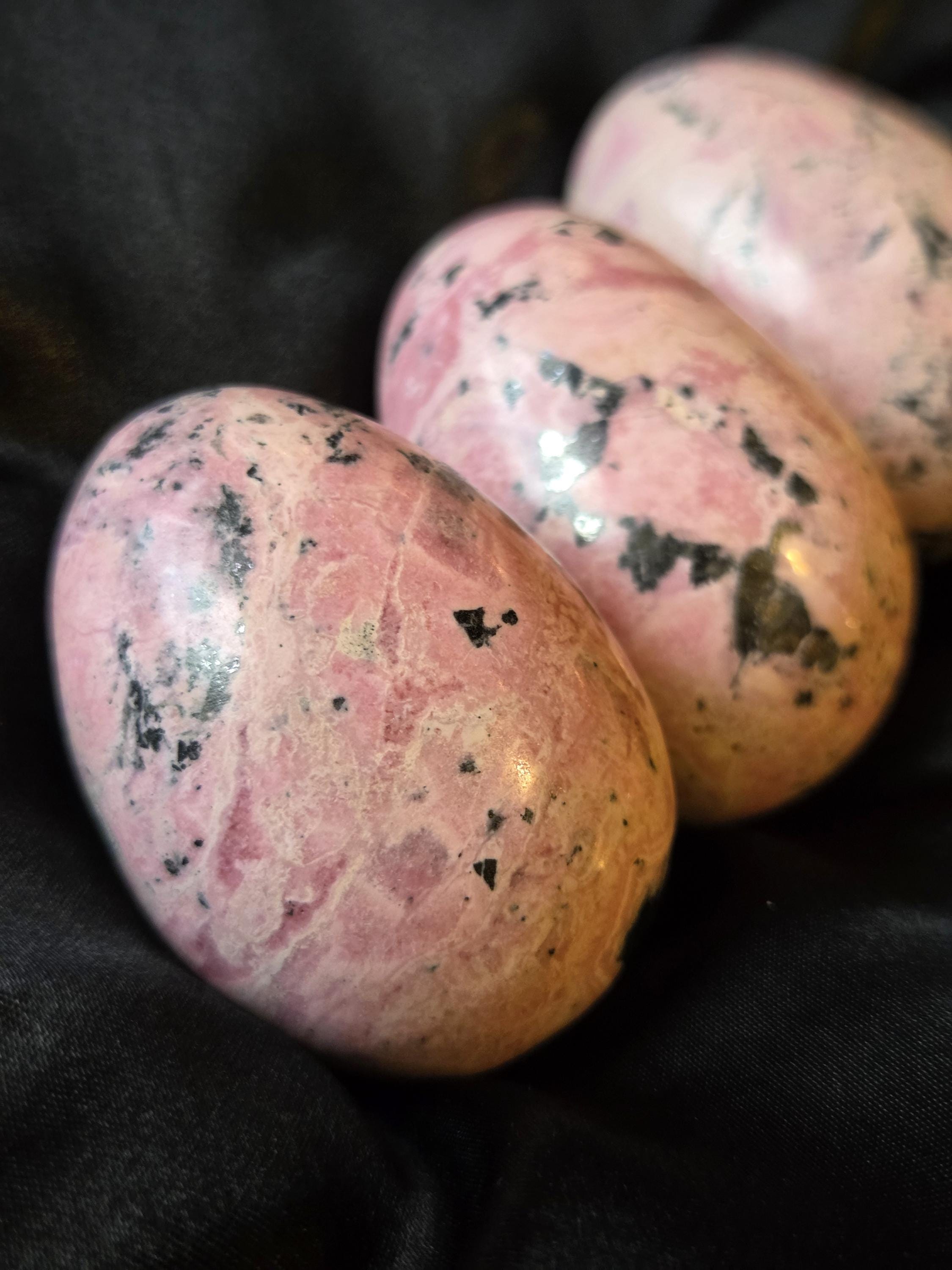 Rhodonite Crystal Egg