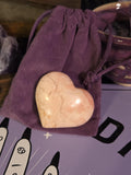 Pink Opal Crystal Heart