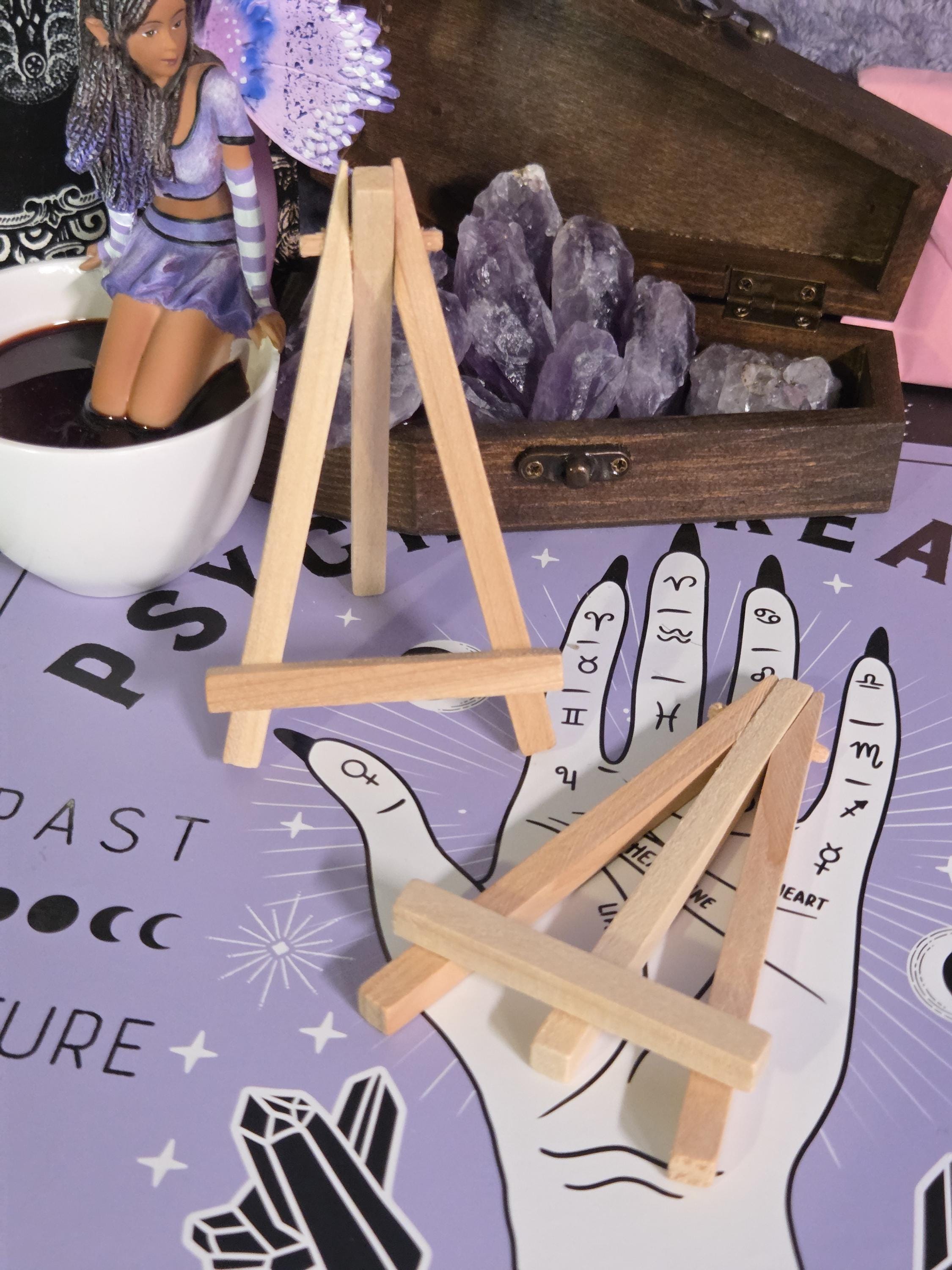 Mini Canvas and Easel Stand 3 inch for painting and art