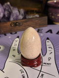 Small Peach Moonstone Crystal Egg