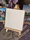 Mini Canvas and Easel Stand 3 inch for painting and art