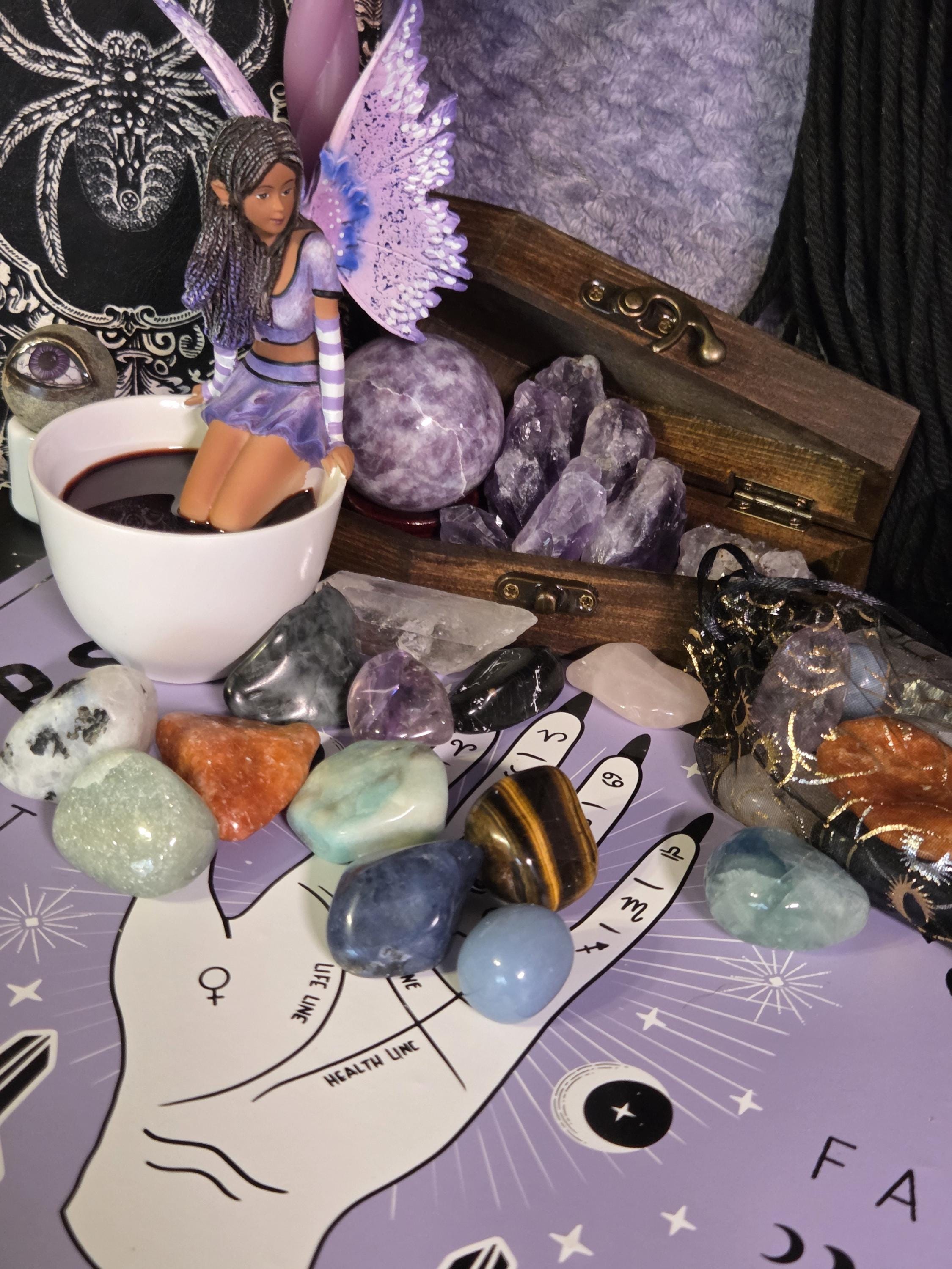 Set of 13 Large Crystals